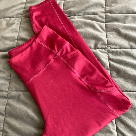 Victoria's Secret leggings, Medium, Short Aubergine Color, EUC - Picture 1 of 14